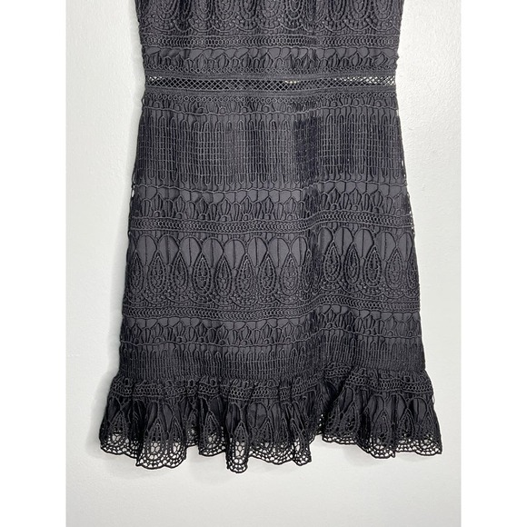 NWT Two Sisters Vicky Sleeveless Halter Bodycon Mini Dress Black Women's Small - Picture 6 of 10